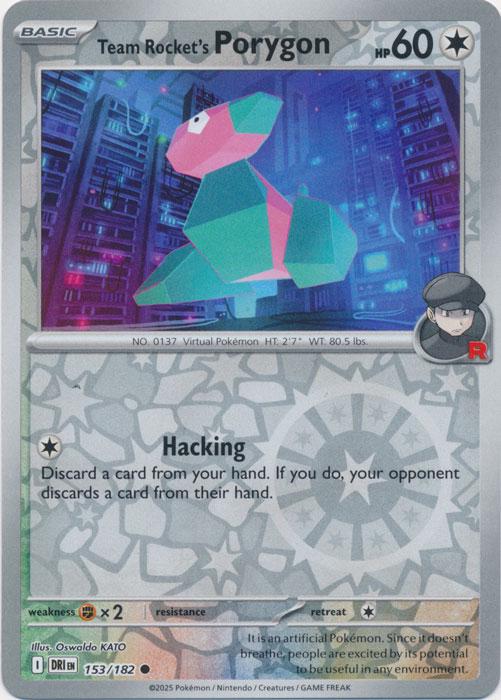 Team Rocket's Porygon [Reverse Holo]